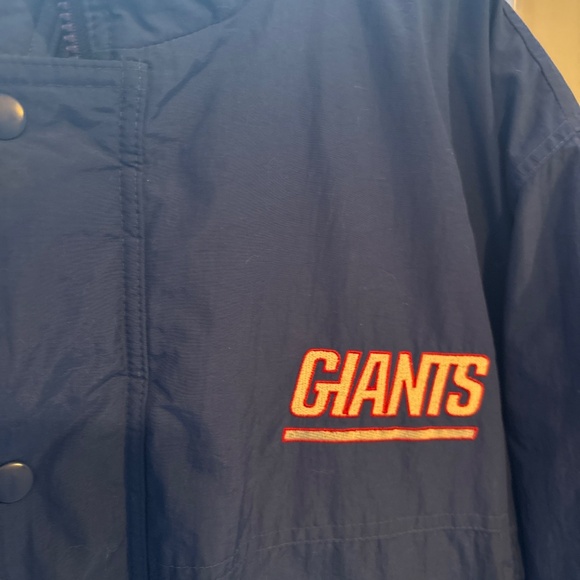 Reebok NFL Men's giants blue lightly down filled jacket rain resistant size 2XL - Picture 2 of 8